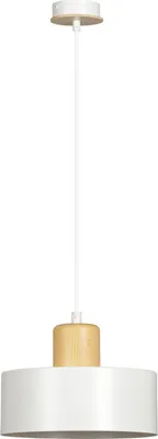 Zdjęcie produktu dla LAMPA WISZĄCA Emibig 1xE27 60W TORIN 1 WHITE 1047/1