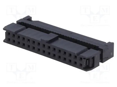Obrázek produktu pro 2x Konektor pro plochý kabel, samice, 1,27 mm, T812130A101CEU - Konektor, počet pinů: 30