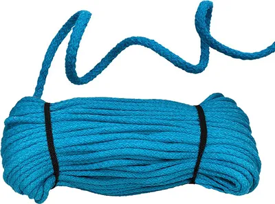 Produktbild von 50m Baumwoll-Kordel geflochten 5mm Baumwoll-Schnur Bekleidungskordel Farbwahl