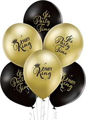 Produktbild von Luftballon Ø30cm "Party King" | 6 Stk.