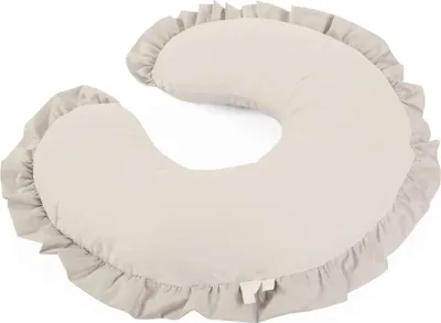 Produktbild von Muminky | Stillkissen - Rogalförmig - Beige - Ergonomisch - Mit Rüsche