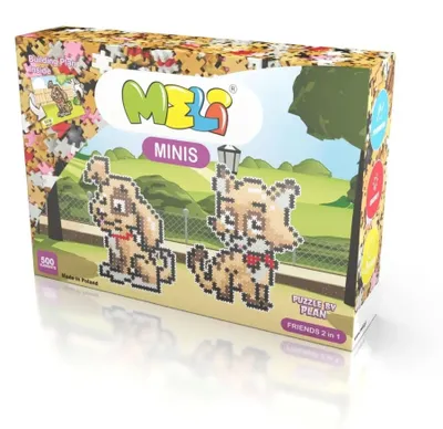 Image de Meli Minis 2-en-1 puzzle-block set - Friends