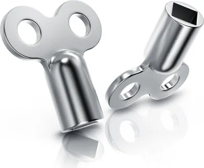 Produktbild von BEARWARE - Heizungsentlüftungsschlüssel Set - Universal Entlüfter für alle Heizungen - Heizkörper Entlüftungsschlüssel mit hochwertiger Zinklegierung - radiator key (2 Stück)
