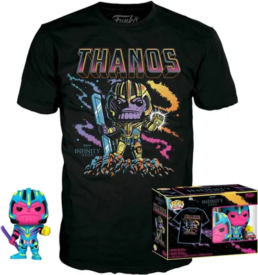Produktbild von Funko Pop! Marvel Thanos - Limitowana Edycja Set POP & Tee - Figurki z Infinity Saga
