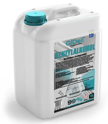 Produktbild von Benzylalkohol 99,9% 10L Reiniger Lösungsmittel Epoxidharz Resin Kleberest GiDeli
