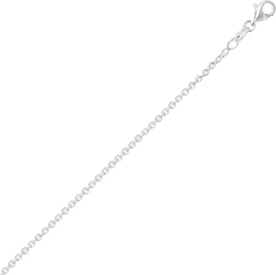 Produktbild von 925 Sterling Silber Damen - Erbs Kette - 46cm*2mm; TRS24589L18