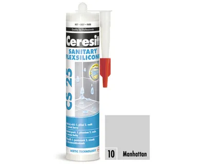Immagine prodotto di Ceresit Silicone sanitario CS 25 manhattan, 280 ml