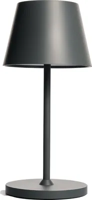 Produktbild von LED-Tischleuchte ROLF KERN „Club“ 25cm Basaltgrau Akku dimmbar