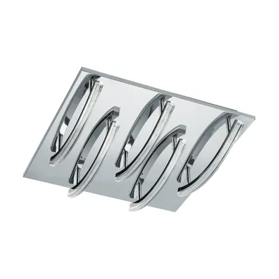 Zdjęcie produktu dla EGLO Pertini, LED, Niewymienialne źródło światła, 3000 K, 500 lm, IP20, Chrom, Przezroczysty