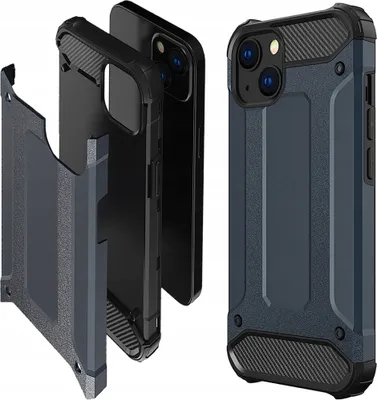 Produktbild von Hybrid Armor Case Tasche für Iphone 14 Blau