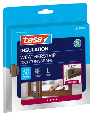 Immagine prodotto di tesa Moll CLASSIC P-Profile guarnizione in gomma, marrone, 9 mm x 10 m
