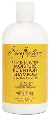 Obrázok produktu pre Shea Moisture Raw Shea Butter šampón na zadržiavanie vlhkosti 384ml