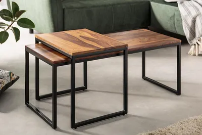 Obrázok produktu pre Konferenčný stôl 41069 100x40cm 2-set Drevo Palisander
