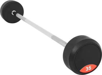 Produktbild von GORILLA SPORTS® Langhanteln - 30 mm, Gewichte 35kg, gerändelt, Gusseisen, Gummi - Hantelscheiben, Hantel Set, Hantelset, Langhantel Set