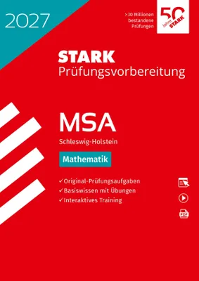 Produktbild von STARK Mathematik - MSA 2027 Schleswig-Holstein - Prüfungsvorbereitung