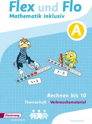 Produktbild von Flex und Flo Mathematik inklusiv. Arbeitsheft Rechnen bis 10