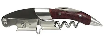 Produktbild von Coutale Korkenzieher, Doppelhebel, Holzeinlage, für Sommeliers
