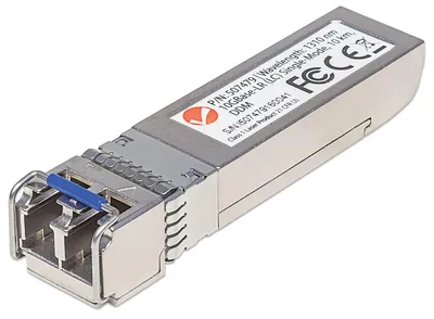 Obrázok produktu pre Intellinet 507479, Optické vlákno, 11100 Mbit/s, SFP+, LC, 9/125 µm, LR