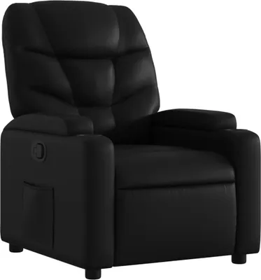 Produktbild von Relaxsessel Schwarz Kunstleder