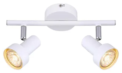 Image de Spot mural et de plafond blanc GU10 2x50W Konrad 5355 Rabalux