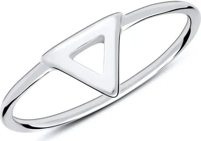 Produktbild von lanii Ring Dreieck aus 925er Sterlingsilber