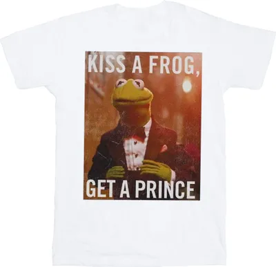 Produktbild von Disney - "The Muppets Kiss A Frog Get A Prince" T-Shirt für Damen BI41191 (M) (Weiß)