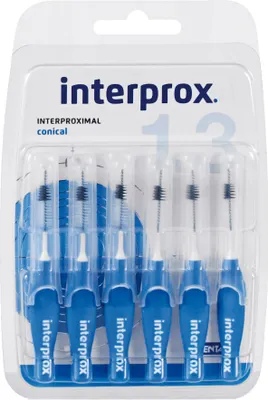 Immagine prodotto di Interprox spazzolini interdentali blu conici confezione da 6 pezzi