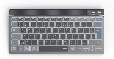 Produktbild von Hama WK-700 Tastatur Heimbüro Bluetooth QWERTZ Deutsch Anthrazit, Schwarz, Blau
