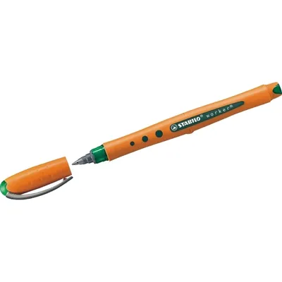 Produktbild von Tintenroller - STABILO worker+ - fein - Einzelstift - grün