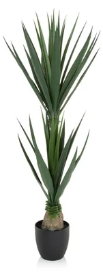 Produktbild von hjh OFFICE Kunstpflanze YUCCA Künstliche Pflanze Yucca Höhe 135.0 cm Deko