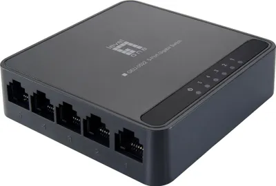 Produktbild von LevelOne 5-Port Gigabit - Desktop Switch - Schwarz