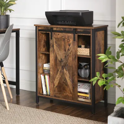 Produktbild von VASAGLE Aktenschrank Sideboard mit Schiebetür, verstellbaren Regalebenen