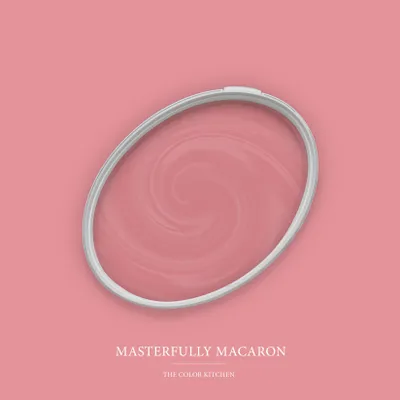 Obrázok produktu pre Farba na steny Pink matná | The Color Kitchen Masterfully Macaron | Exkluzívna interiérová disperzná farba | 2,5 litra