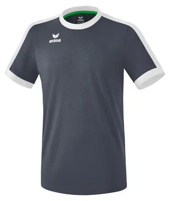 Produktbild von Erima Retro Star Trikot Kurzarm Herren - Slate Grey / Weiß