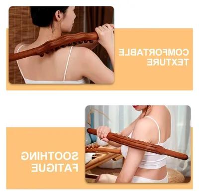 Produktbild von Holz-Massagestab mit 20 Kugeln für Fußmassage