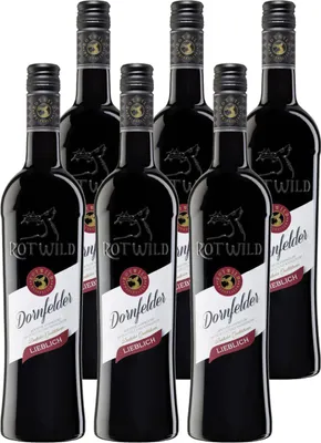 Image de Rotwild Dornfelder doux Rheinhessen vin rouge 750ml 6er Pack