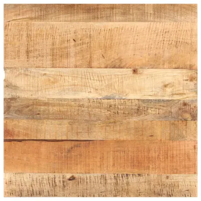 Image de vidaXL Table de bistrot carrée 80x80x75 cm Bois de manguier rugueux