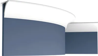 Produktbild von Orac Decor CX109F AXXENT flexible Zierleiste Profilleiste Stuck Profil weiß 2 m