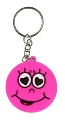 Produktbild von Schlüsselanhänger Emoji rosa 4,5 cm