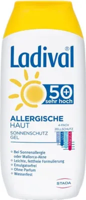 Produktbild von Ladival Allergische Haut LSF 50+ Sonnenschutz-Gel, 200 ml Gel