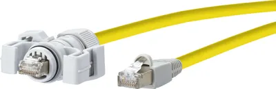 Immagine prodotto di METZ CONNECT Cavo patch industriale E-DAT V6, IP67 - RJ45, 10 m