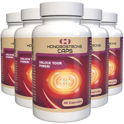 Image de Hondrostrong Caps - 300 Gélules, Paquet de 5