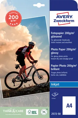 Obrázok produktu pre Avery 2572-50, Vysoký-lesk, 200 g/m², A4, 50 listy