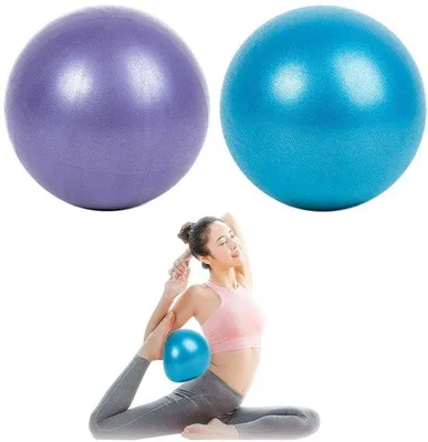 Produktbild von Ibenzoa-Set® aus zwei kompakten und tragbaren Pilatesbällen für Yoga und Fitness