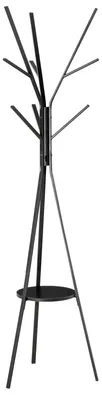 Image de Porte-vêtements 180 cm, métal, pour entrée (noir)