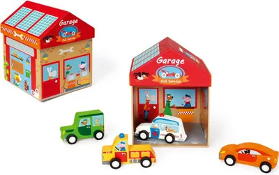 Produktbild von Speeldoos Garage 2-in-1 5 Teile