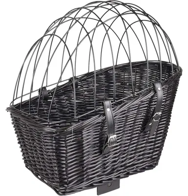 Produktbild von Flamingo Hondenfietsmand Achterop Canna Zwart 55 x 35 x 51.5 cm Zwart