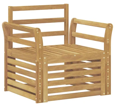 Immagine prodotto di vidaXL Set divano da esterno in legno massello di acacia bianco