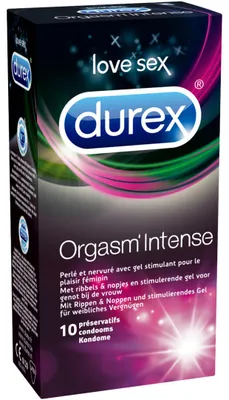Productafbeelding van Durex Durex Orgasm Intense Condooms (10 stuks)