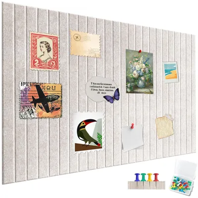Productafbeelding van AMIGO Zelfklevend kurk prikbord, lichtbeige – Afmetingen 60 x 40 cm